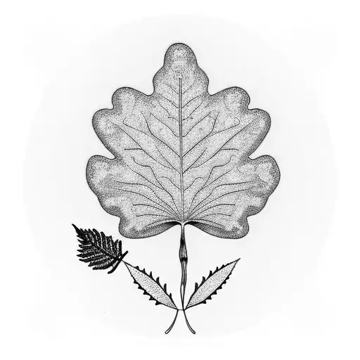 Shamrock Maple Leaf Golden Wattle Fern Feather