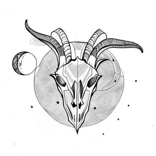 Goat Skull And Three Eyed Cat