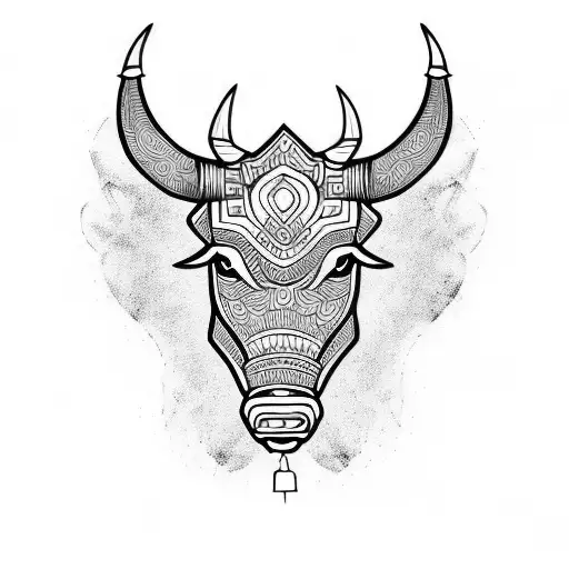 Bull Tribal Sleeve