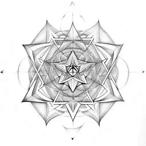 Occult Merkaba Star Sacred Geometry