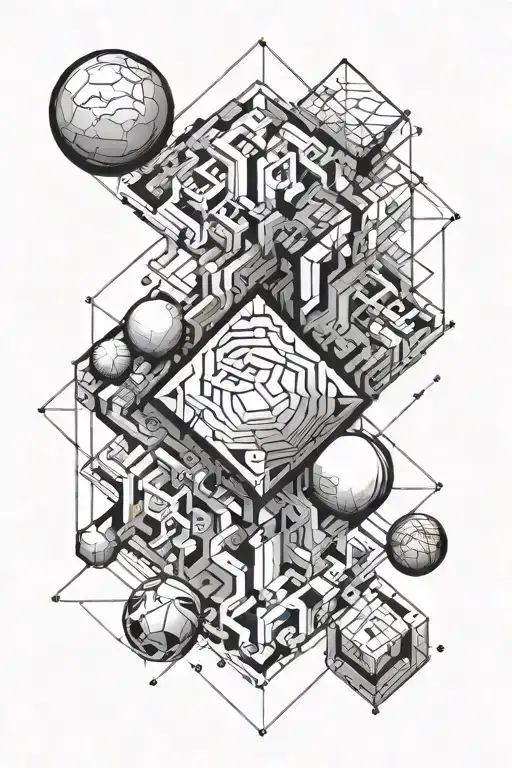 A Planet Inside A Cube