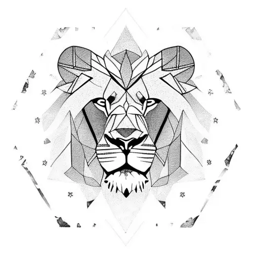 Lion With A Delicate Femiane Feeling