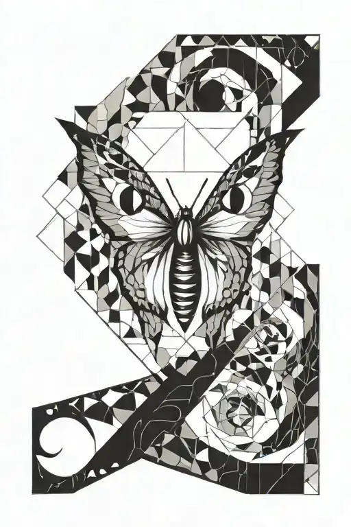 An Eye And A Moth Fusion