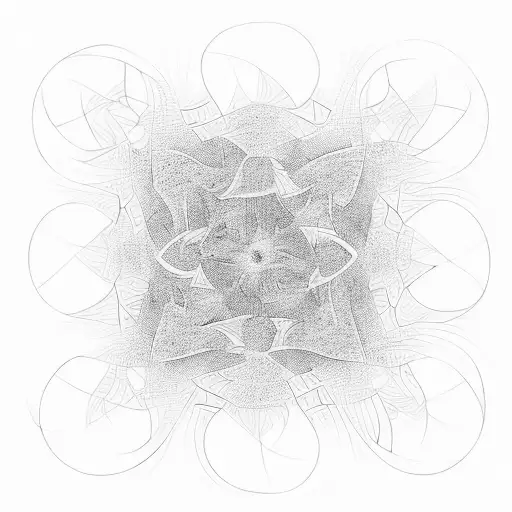 Mycorrhizal Network Abstract Fractal Pattern