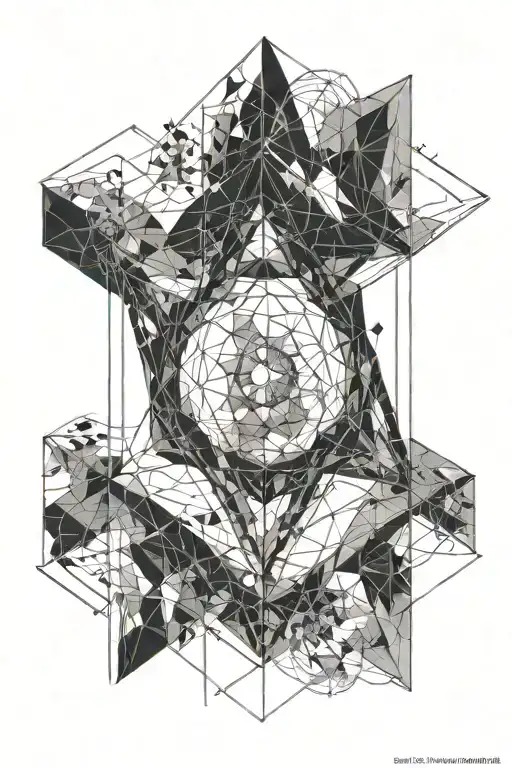 Planet Split Into Half In A Cube Shaped Cage