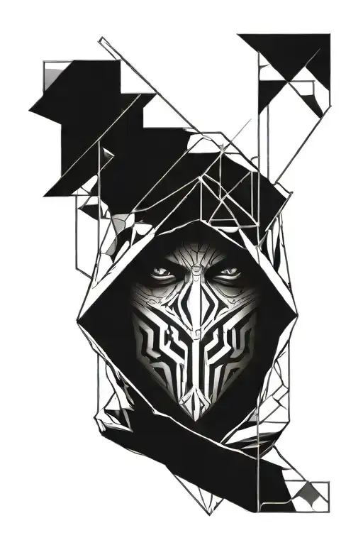 Hood Coverin G Face And Mask Holding