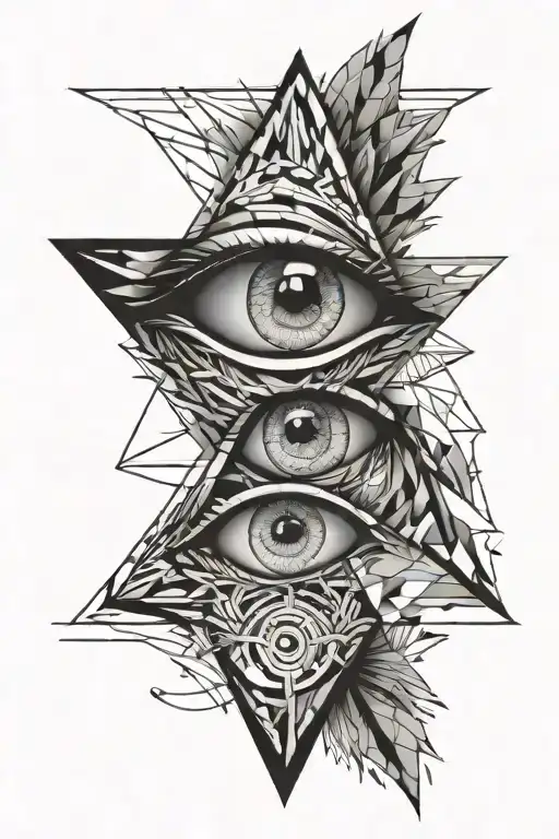 Eye In A Heaven Background