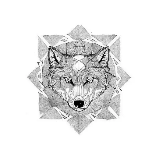 Vegvisir And Wolf Forearm