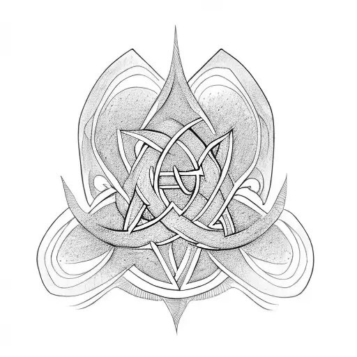 Wing Triangle Triquetra