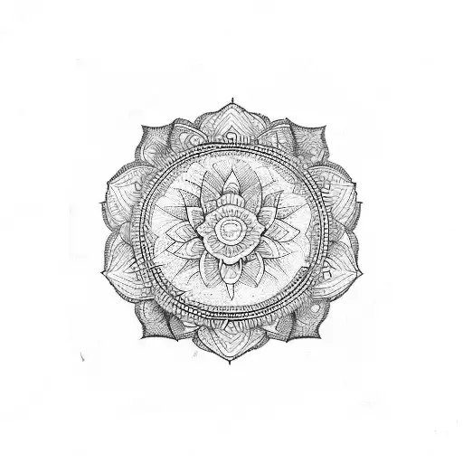 Hand Band With Indian Nature