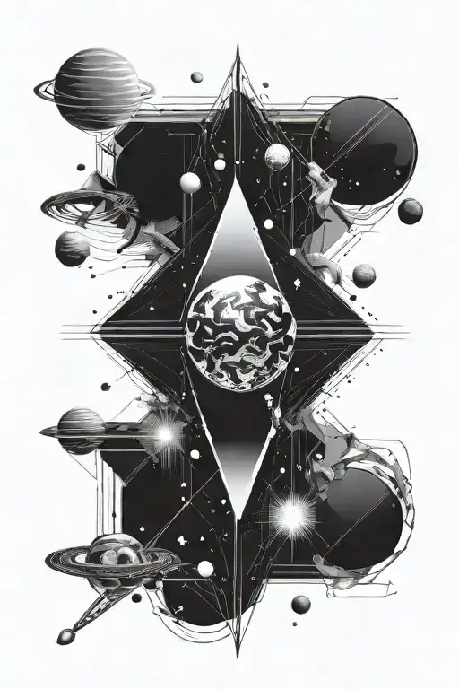 Space Planet Arm Sleev