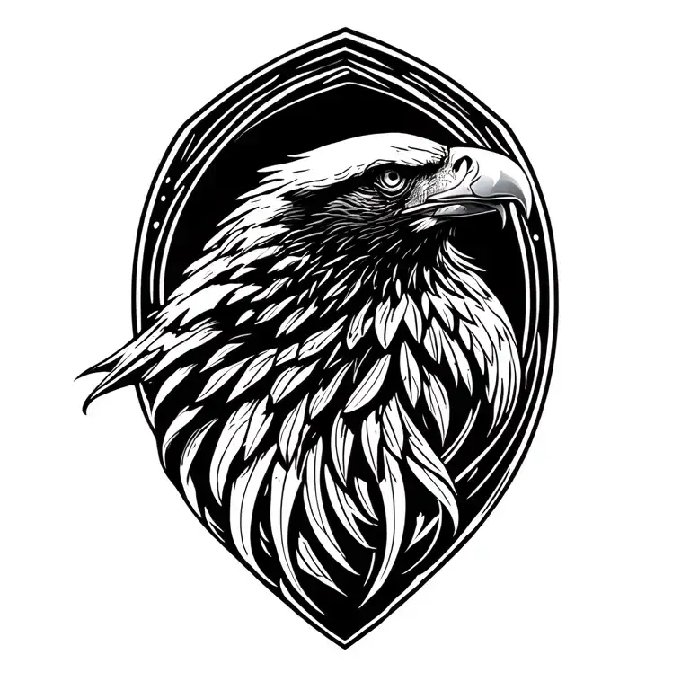 Bald Eagle Getting A Fish Out Of The Water