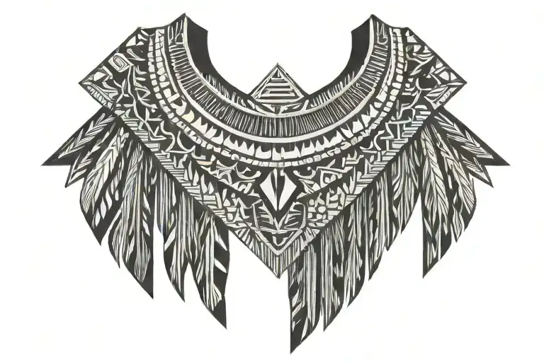 African Native Collar