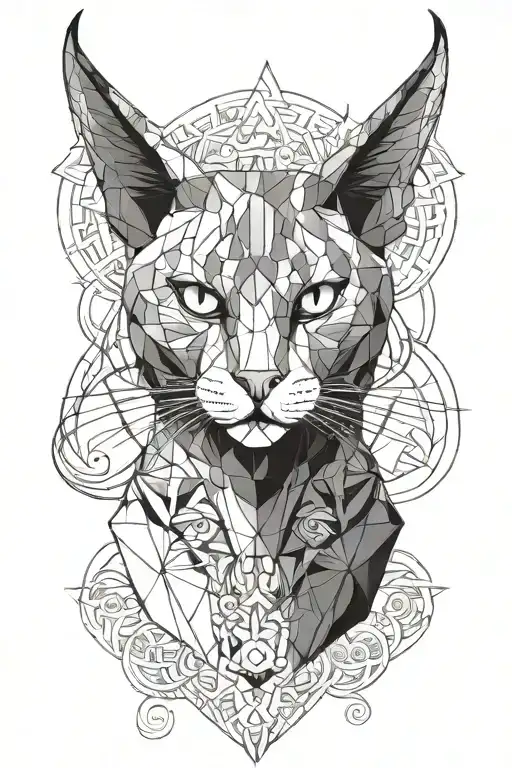 Cat Lucifer With Horns