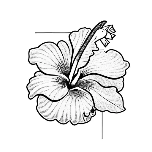 Hummingbird Smelling Hibiscus Flowers