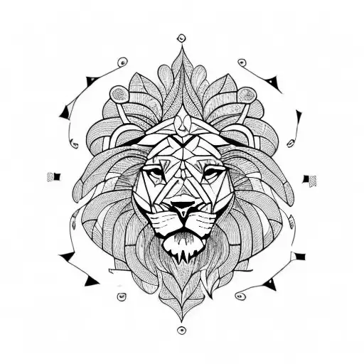 Lion Based With Third Eye Forearm
