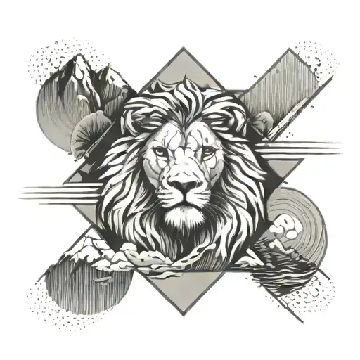 Lion Head Mountain Scene Wave Crashing