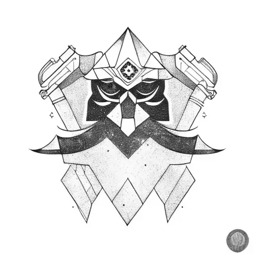 Crow With Mask And Gun