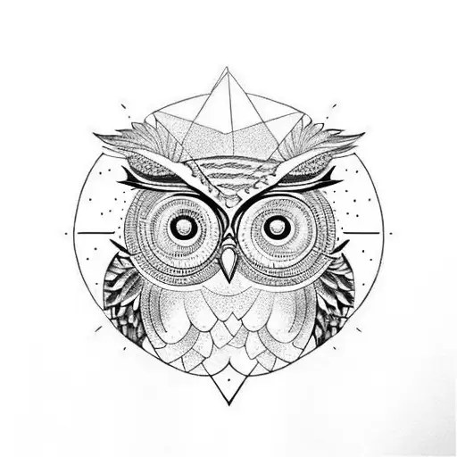 A Wise Owl That Shows Wisdom And Inspires Growth