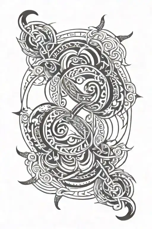 Greek Symbol Intertwined