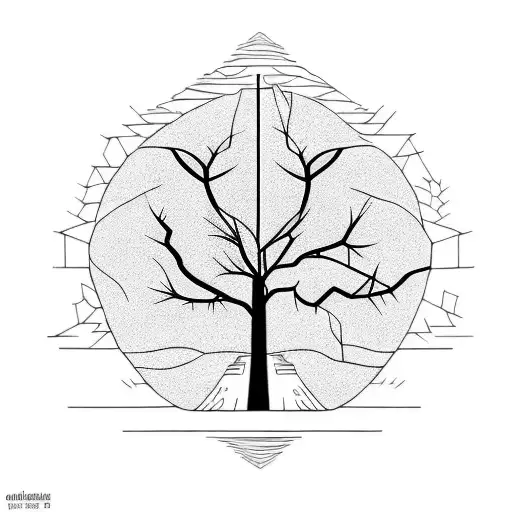 Tree Depicting The Passing Of Time