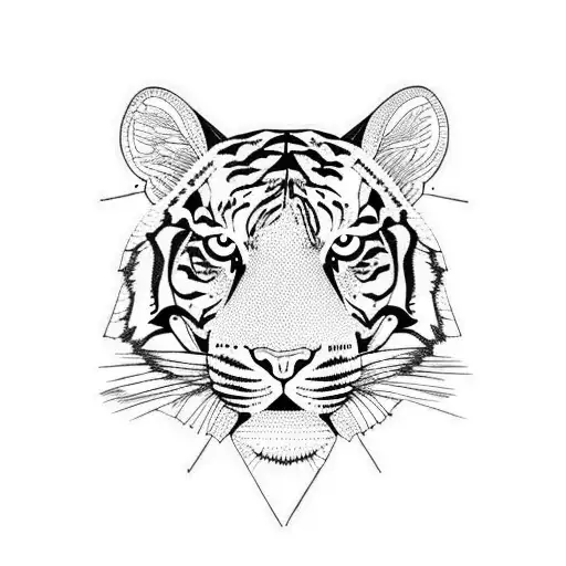 Tiger In A Mandala