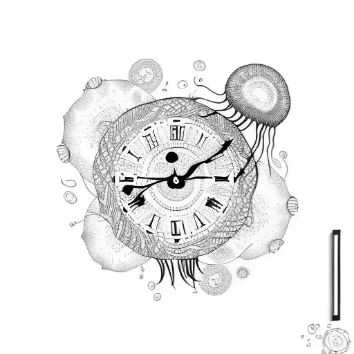 Clock And Jellyfish