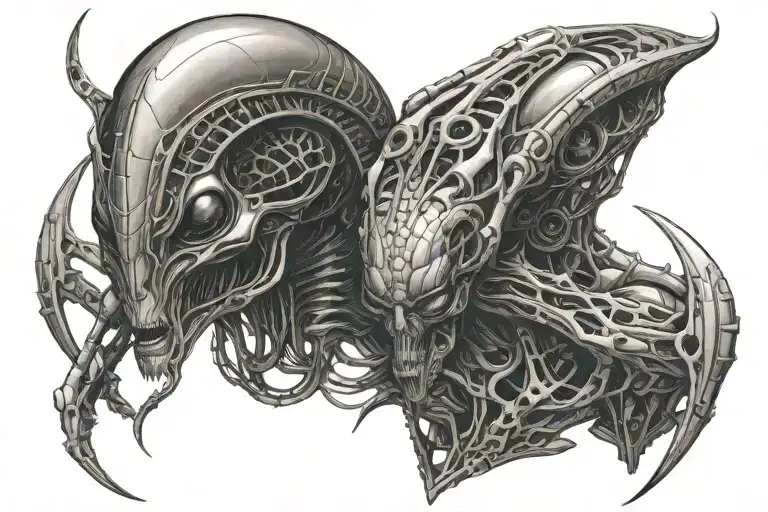 Giger Alien In Love With The Human Soul Interstellar