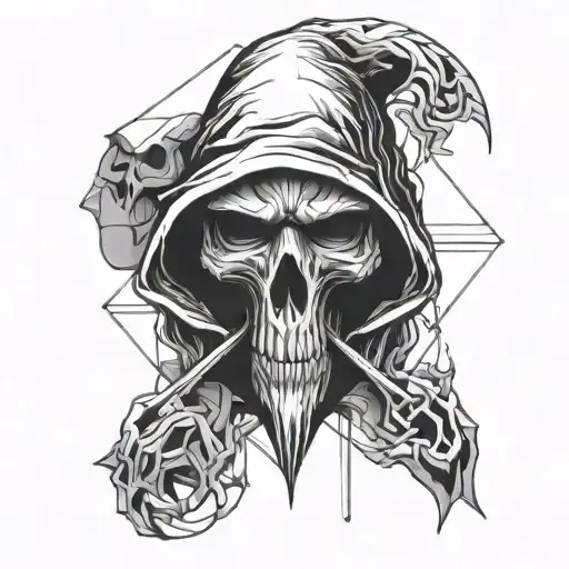 Grim Reaper Crying Eye