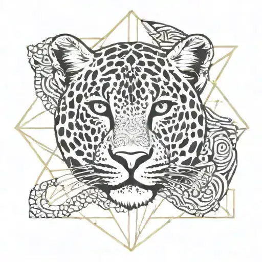 Leopard Sun Geometric