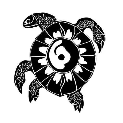 Symbol Yin Yin Turtle