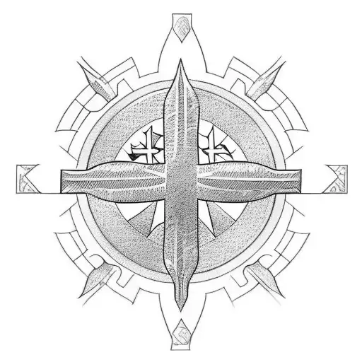 Christian Cross Thorn Crown Family