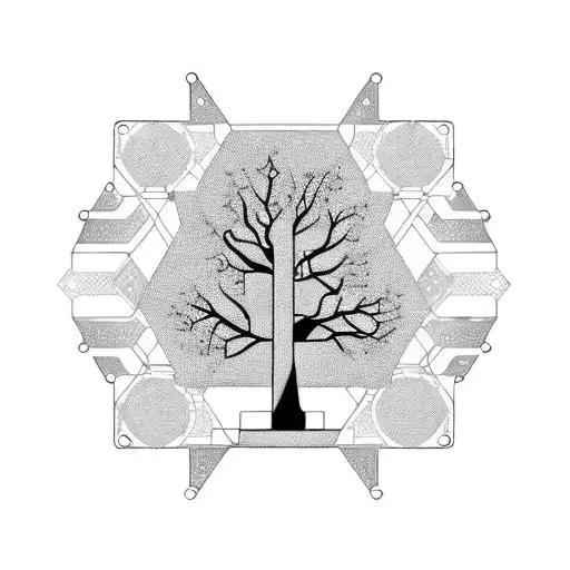 Circuit Board Turning Into A Tree