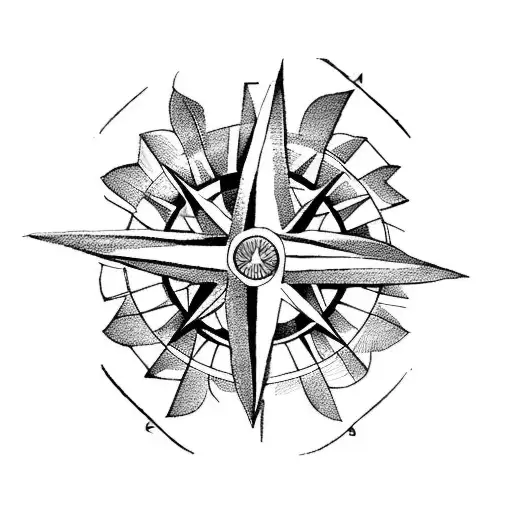 Compass Rose Arrow