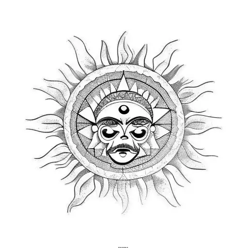 Mexican Tribal Sun