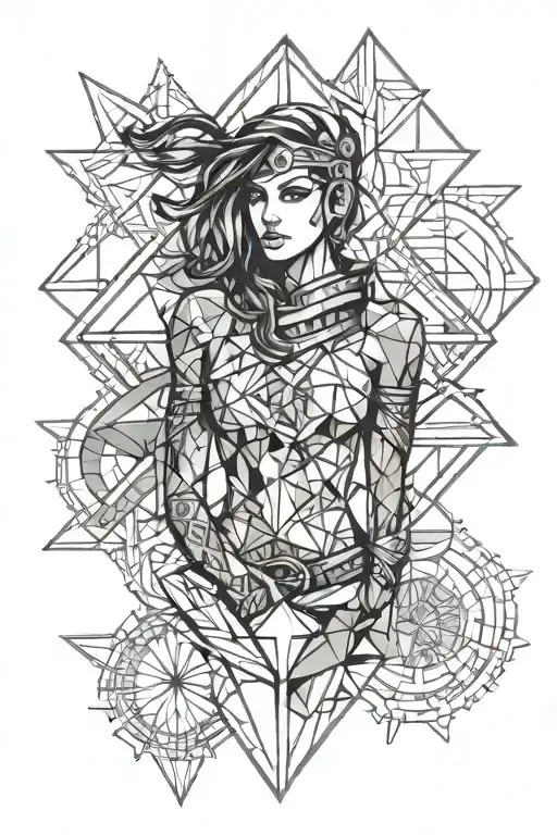 Female Warrior Diamond