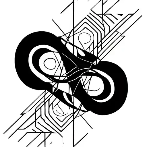 Abstract Geometric Design With Line