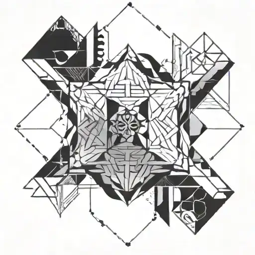 Geometric Black And White