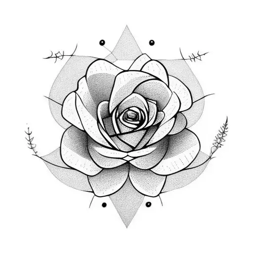 Rose And Thistle Entwined