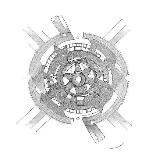 Mountain Bike With Gears Of War Wheels
