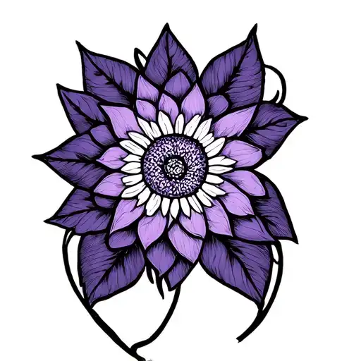 A Lilac Flower Mixed Sun