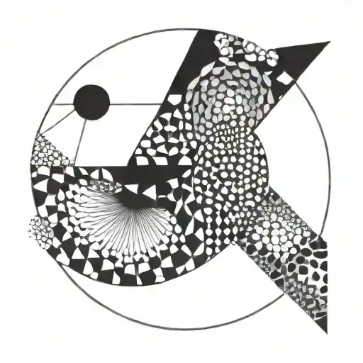 Geometric Pointilism Circle