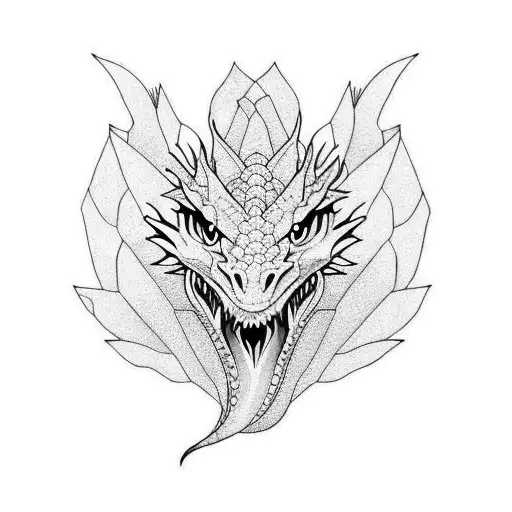 Dragon With Flowers Female