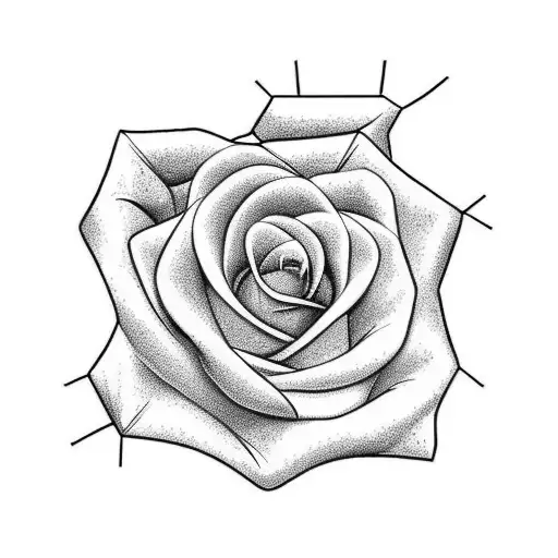 Christian Cross On Bed Or Roses