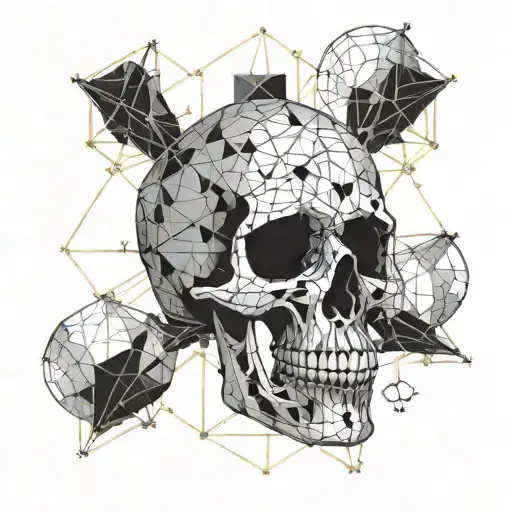 Skull And Ethanol Chemical Structure