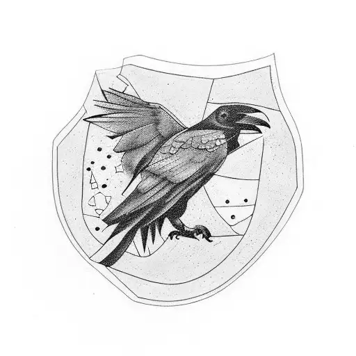 Raven Made Of Concrete