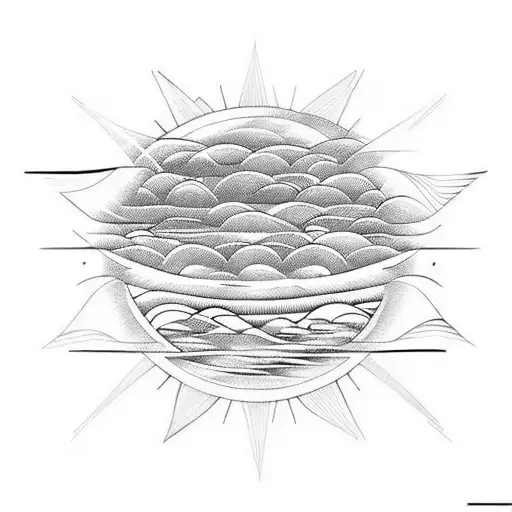 Waves And Lines Across The Sun