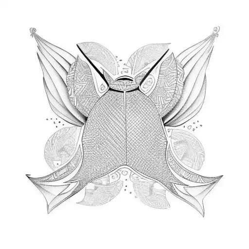 Eagle Ray Style Polynesian