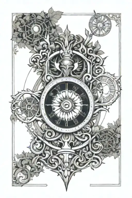 Eye Coat Of Arms Of The Yusupovs And Vorontsovs Compass Tree Clock Tree Of Life Space