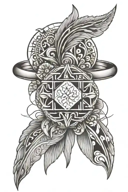 Sunset Beach Engagement Ring Asian Holy Protection Blessing